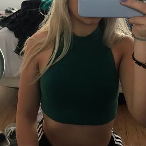 speedo crop top/sports bra